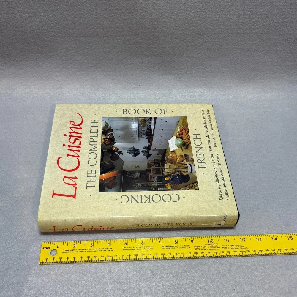 Vintage 1985 La Cuisine The Complete Book Of French Cooking HC DJ France Region